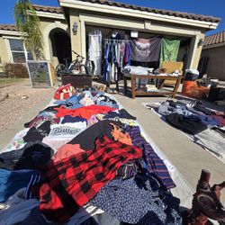 Clothes, Shoes, Tools, Bikes