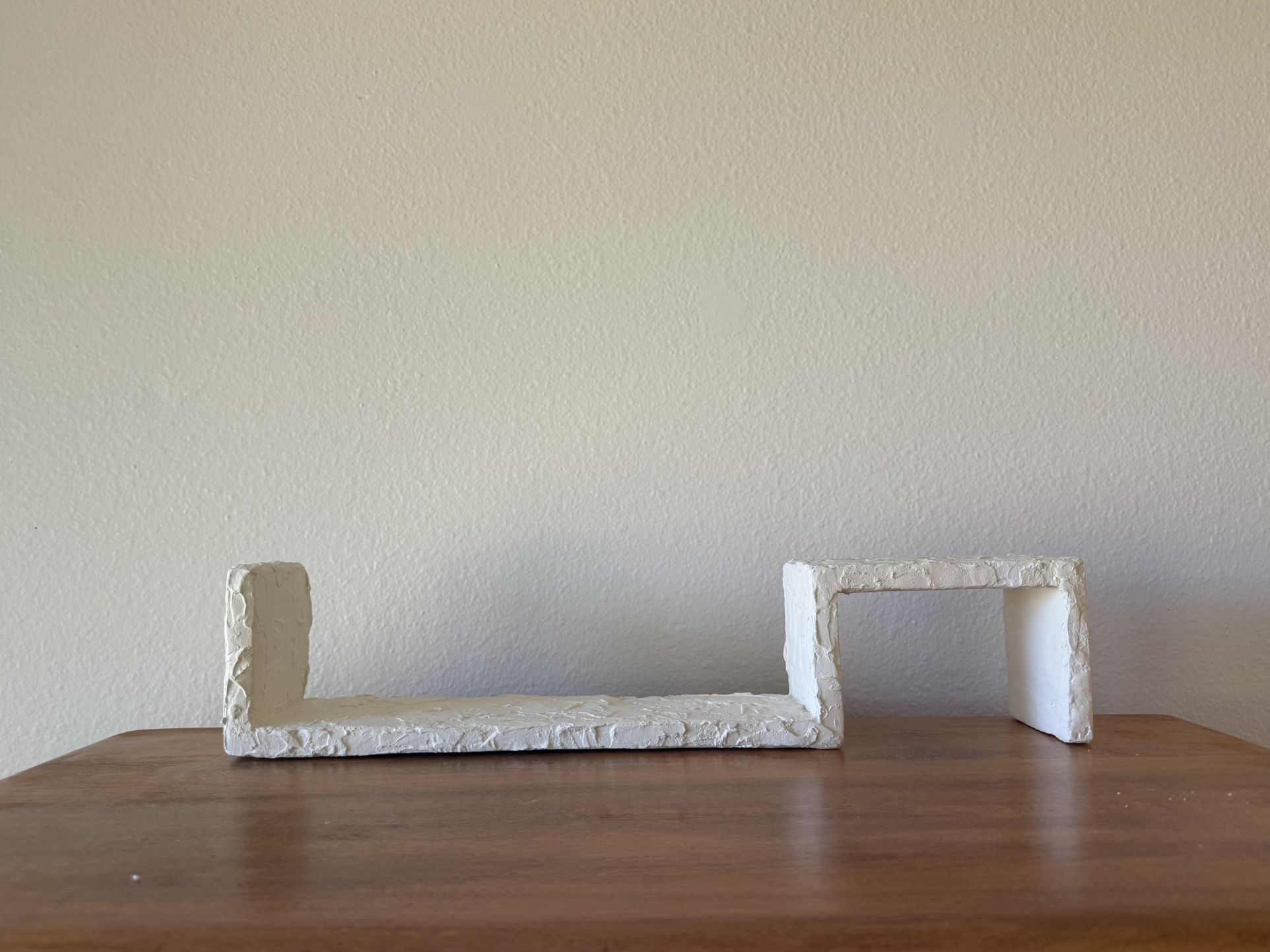 Unique Plaster Decorative Shelf