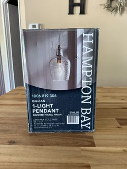 Hampton Bay 1-light pendant light