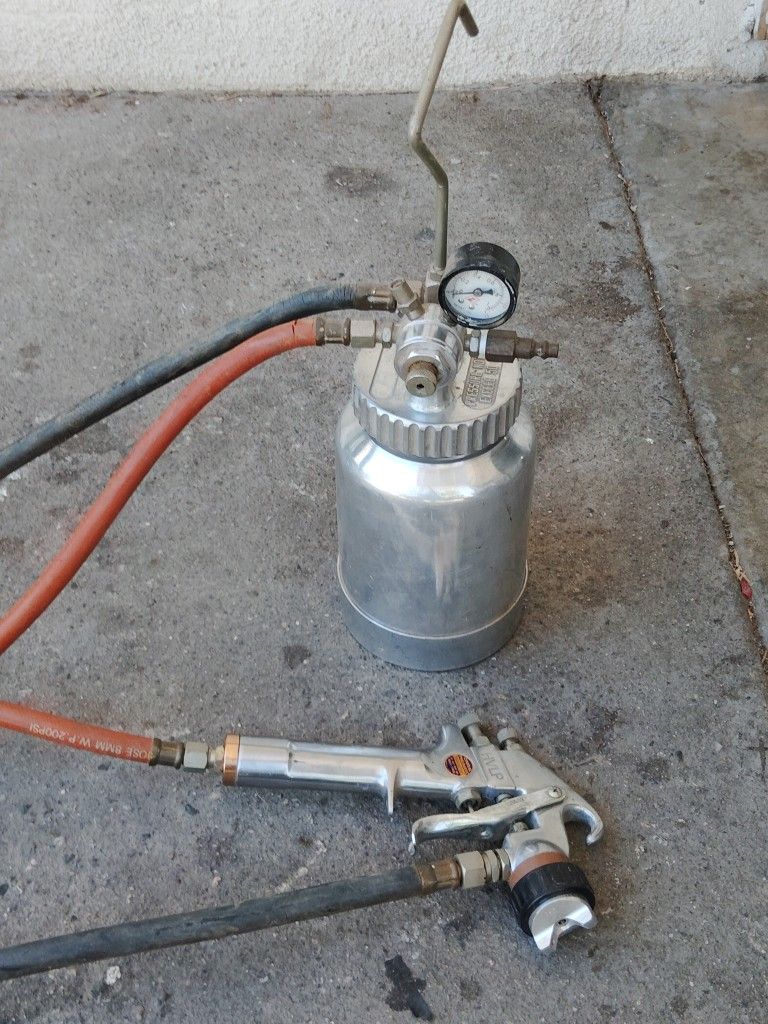 Paint Gun And Canaster