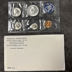 1965 U.S. Special Mint Set in OGP -- GORGEOUS SILVER COINS! — SHIPPING AVAILABLE!