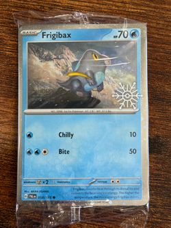Pokémon Frigibax Sealed Card