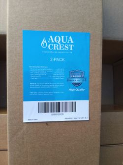 AQUA. CREST REFRIDGERATOR WATER FILTER  (6)  2- PAKS