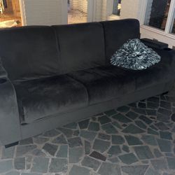 Dark Gray Sleeper Sofa 