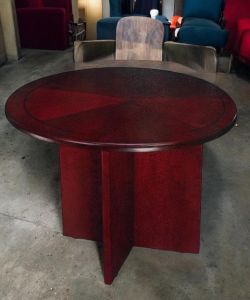 Executive Round Conference Table – Cherry or Mahogany – $300 📦 Florida