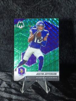 2021Panini Mosaic Justin Jefferson Mosaic Green