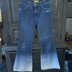 JNCO Women's Blue and Navy Jeans(40391)65