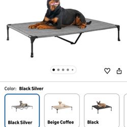 Outdoor Elevated Dog Bed Large Sized Dogs, Extra Large Cooling Raised Dog 