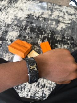Black Luxury Monegram Bracelet Size 21
