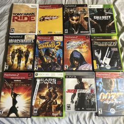 Video Games Mix PlayStation Wii Xbox