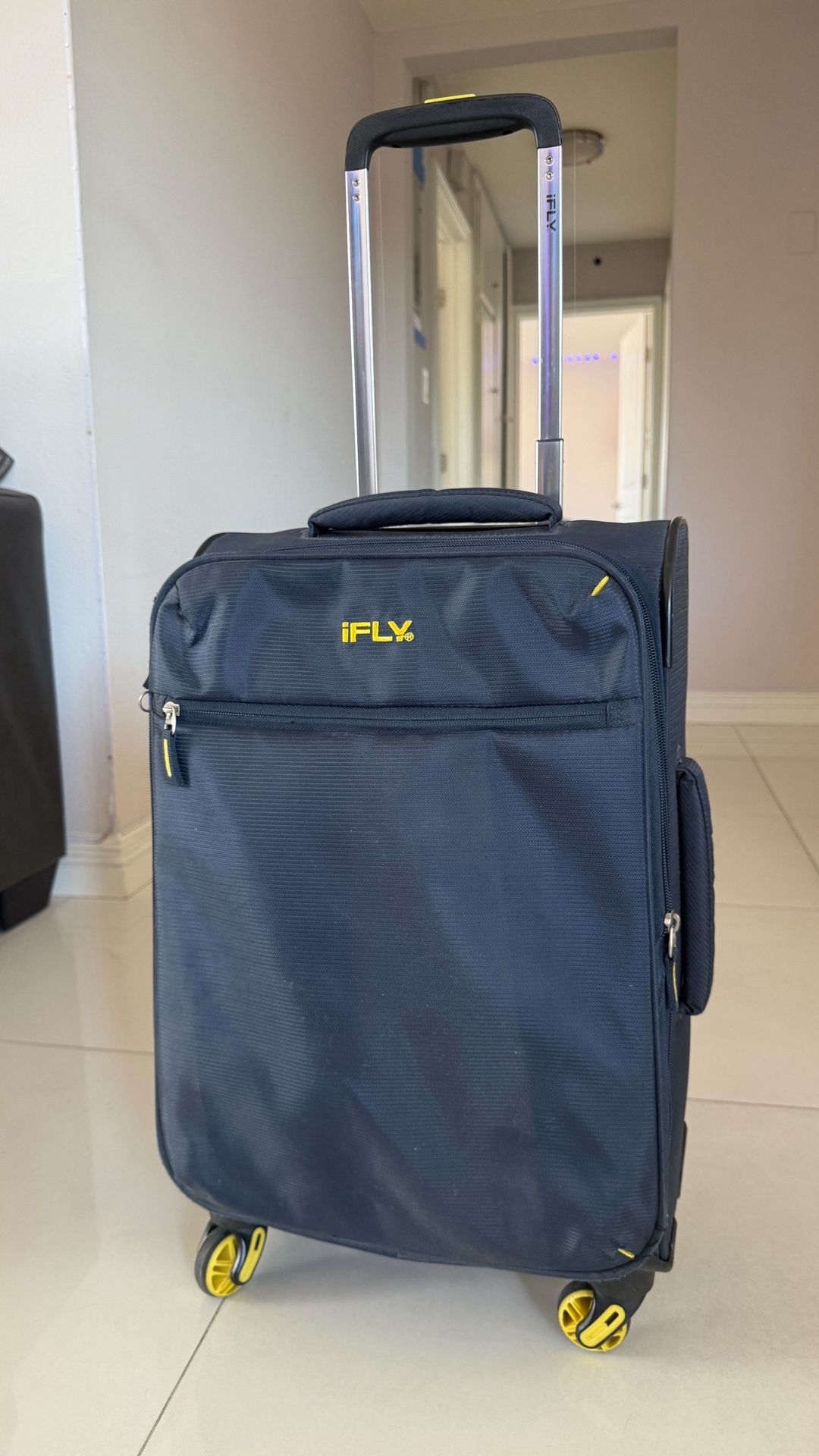 iFLY Softside Carry-On Suitcase β Navy Blue (20")