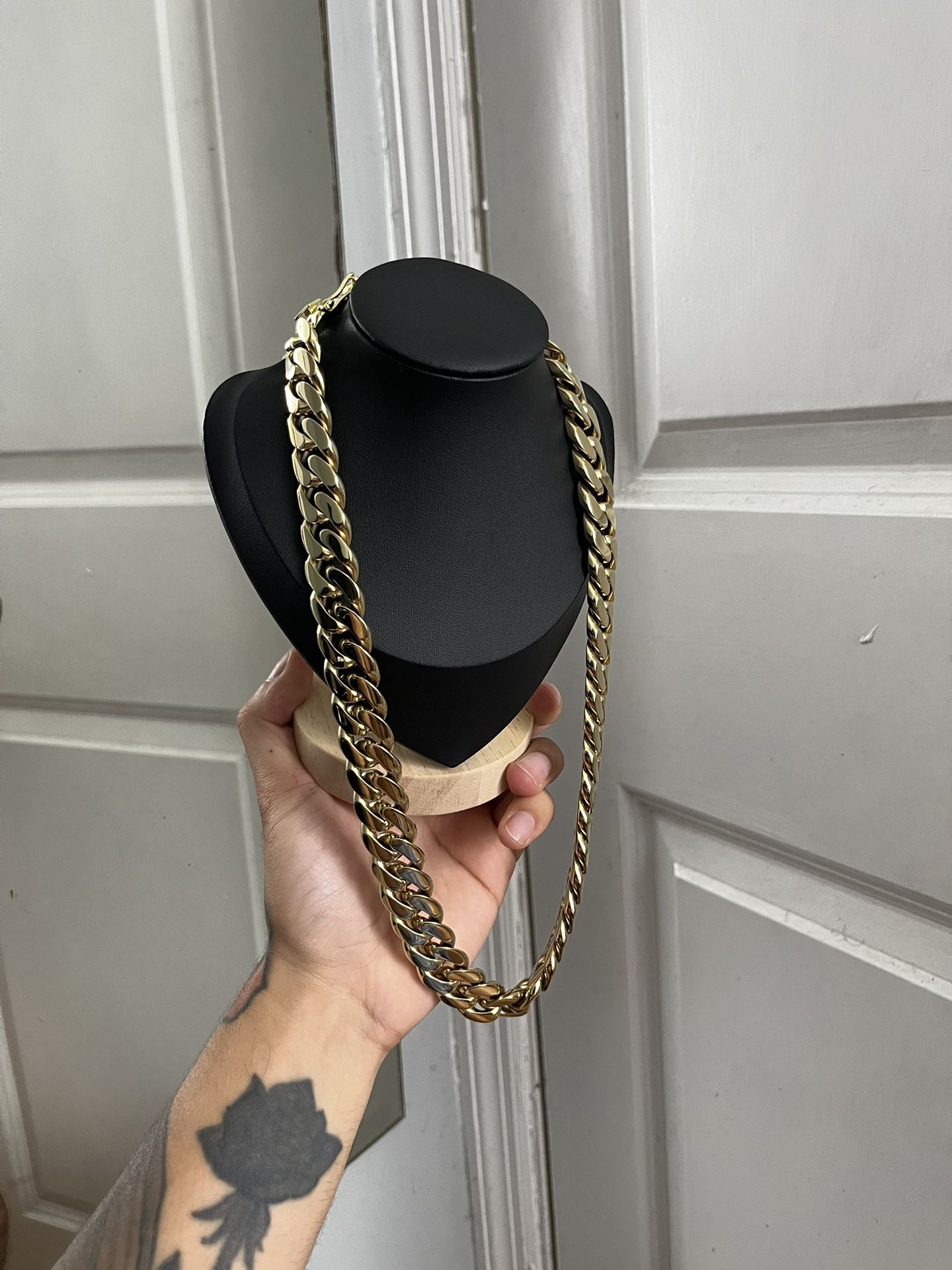 18mm Cuban Chain Set