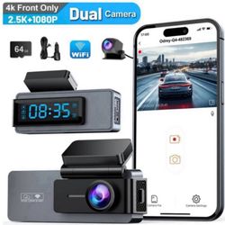 In the Box Dash Cam Front and Rear
