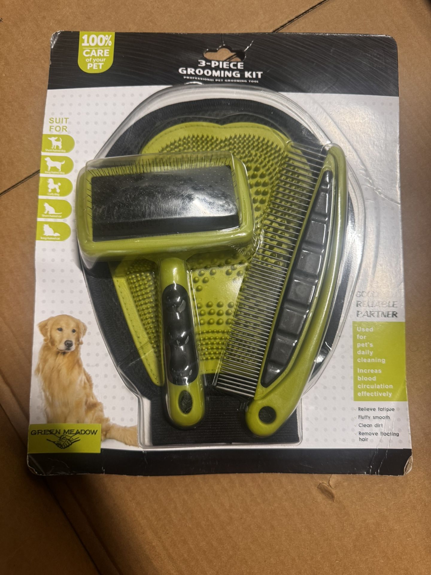 Dog’s Grooming Kit, 3 Piece Grooming Kit For Pet,