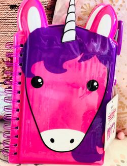 Color changing squishy Unicorn Journal