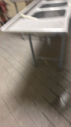 Stainless Steel Commercial Sink Table