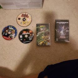 PS2 And PSP Games 