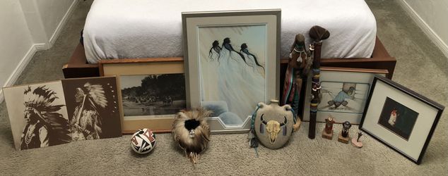 Native American Art Pottery Paintings Tile