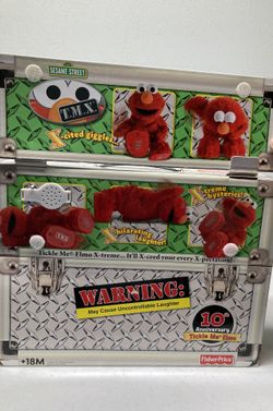10th Anniversary Tickle Me Elmo-New- Open Box- Elmo Removed For Pics Only