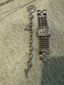Guess Watch And Bracelet 