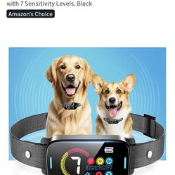 Dog barking collar.