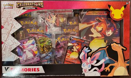 Pokémon Celebrations V Memories Collection Box  2 AVAILABLE