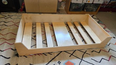 Sprout Birch Montessori Floor Bed - crib size
