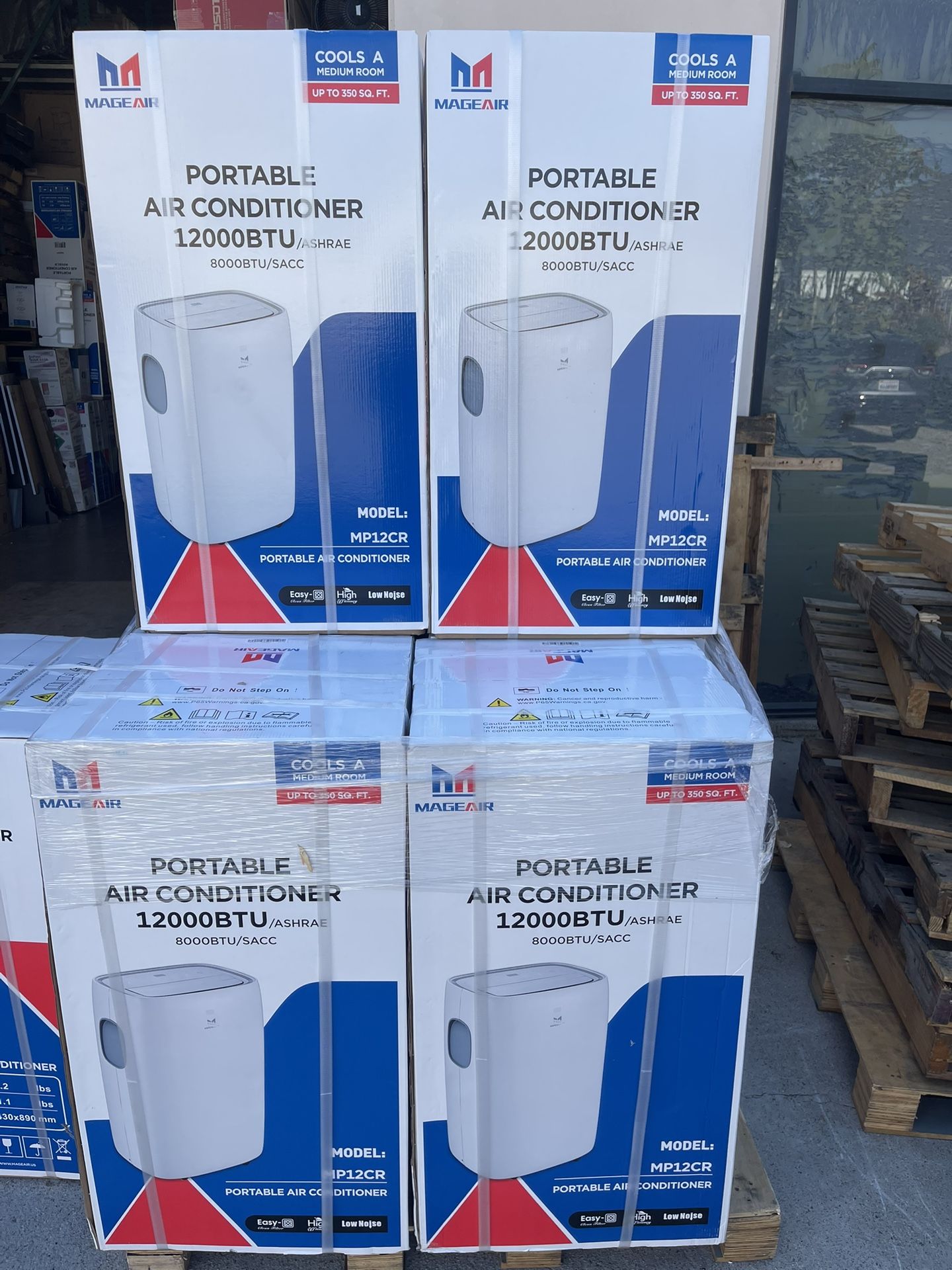 12,000 Btu Portable Air Conditioner /Window AC With Complete Kits