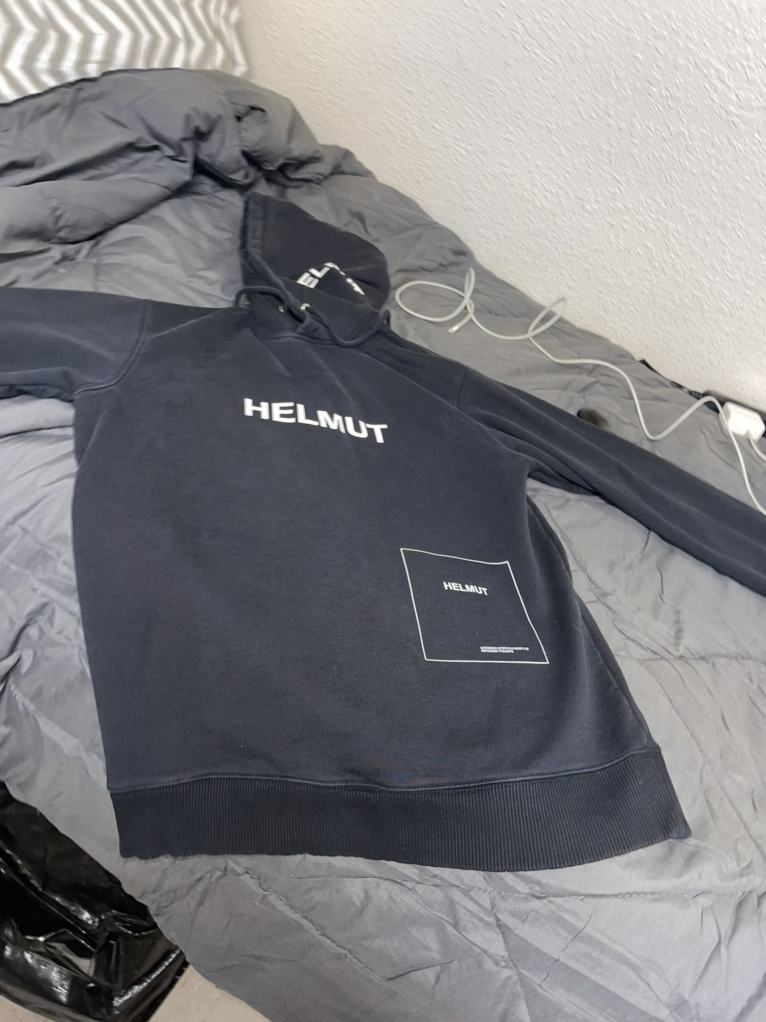 Helmut Lang Black Hoodie 