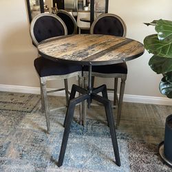 Bar Stools With Adjustable Table