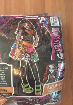 Skelita costume size 14-16