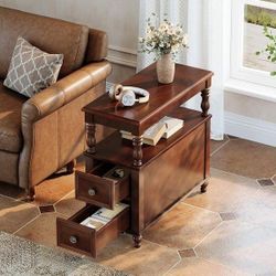 Wood Side Table