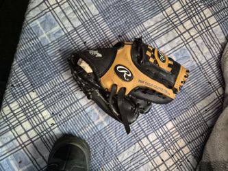 Rawlings Players Series Baseball/Softball Glove Black & Tan – Lightly Used
