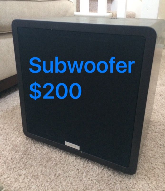 Tannoy TS-1001 10" 300W RMS Subwoofer for home theater