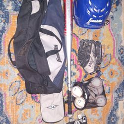 Little League Gear With Bag