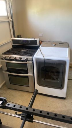 Samsung dryer and whirpool stove/ oven
