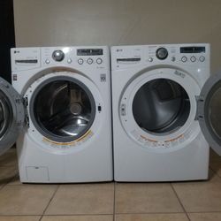 LG Washer And Electric Dryer Free Deliver And Install 6 Month Warranty