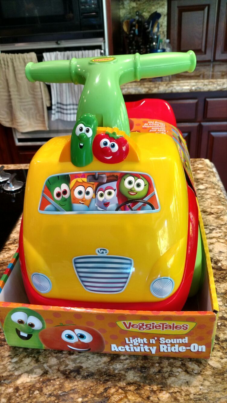 VeggieTales Light n' Sound Activity Ride -On Toy