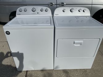Whirlpool set with warranty.
