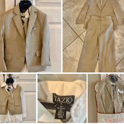 Boys Size 4 Beige Suit