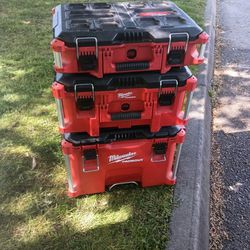 Milwaukee Tools And Batteries Also Pack out Tool Box