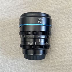 Night Walker 24mm S35 Manual Focus Cine Lens, T1.2 Large Aperture Lens for E Mount Cameras, FX30, ZVE-10, A6500, A6600
