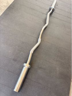 New Olympic easy curl bar new  this is for 2” weights