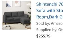 Brand new sofa and table along with other items