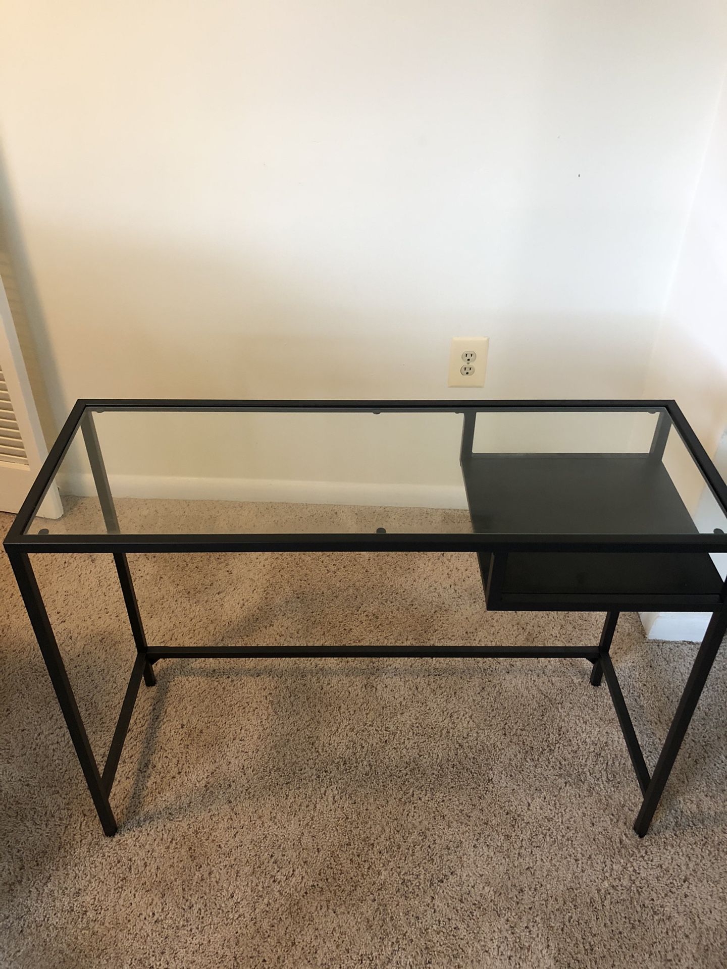 IKEA glass laptop table / desk