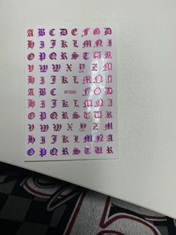 Acrylic Nail supplies/ stickers/ designs