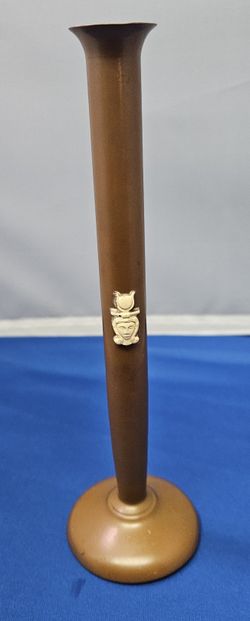 Circa 1910 Benedict Ivory Bronze Bud Vase