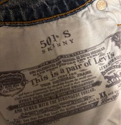Levi's 501 Skinny Jeans