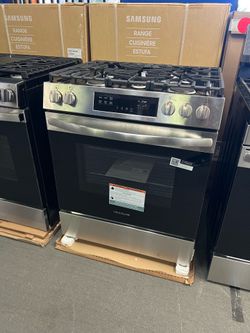 Frigidaire stainless steel island gas range