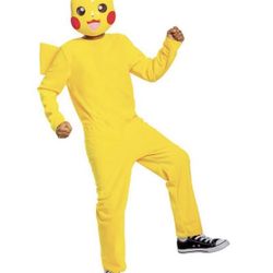 Kids' Pokémon Pikachu Classic Halloween Costume Jumpsuit M 7-8